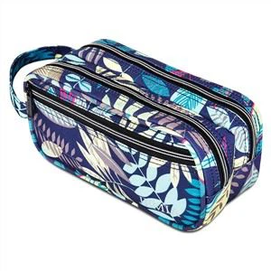 Калъф за молив с двойно отделение и каишка